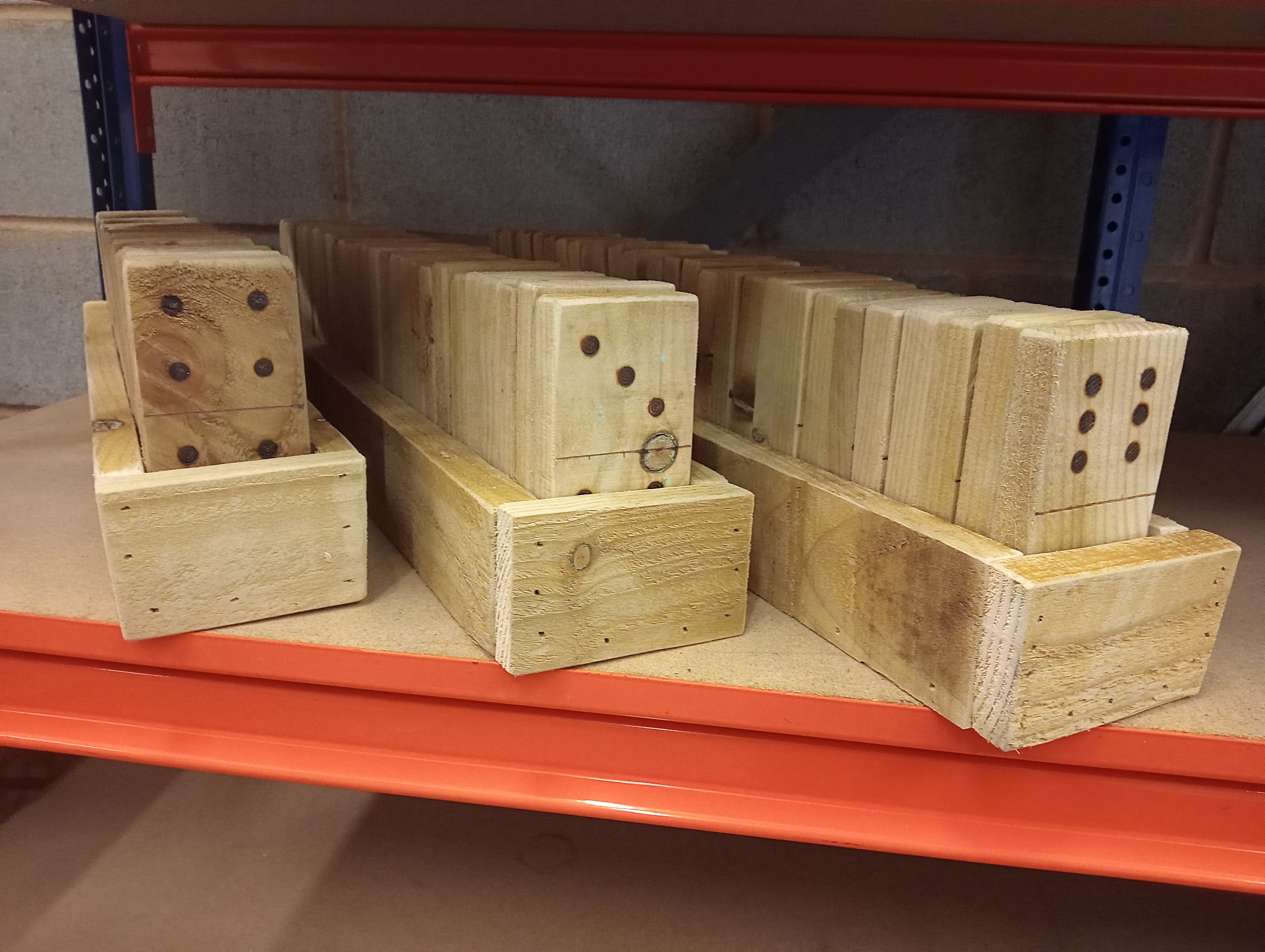 Hand made garden Domino set.
