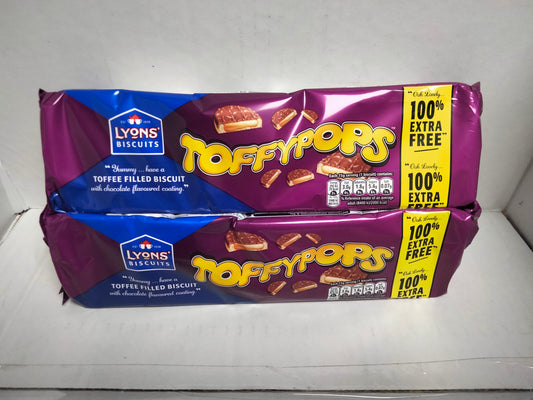 2 x Lyons Toffypops big packs