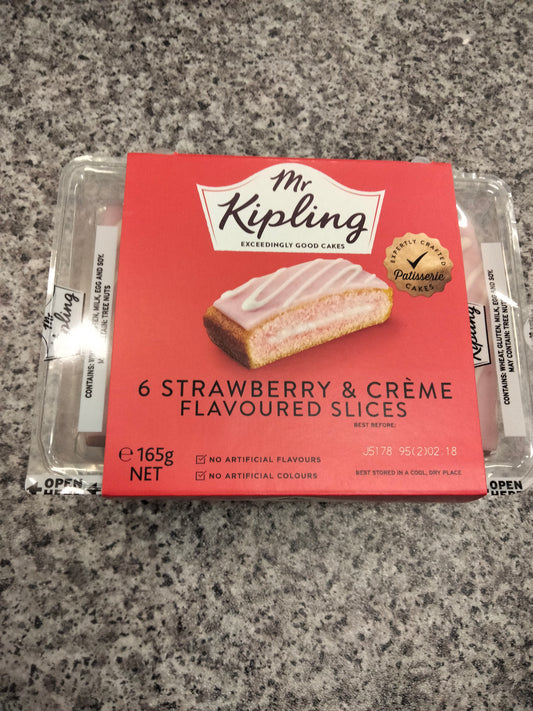 Mr Kipling strawberry slices 6pk