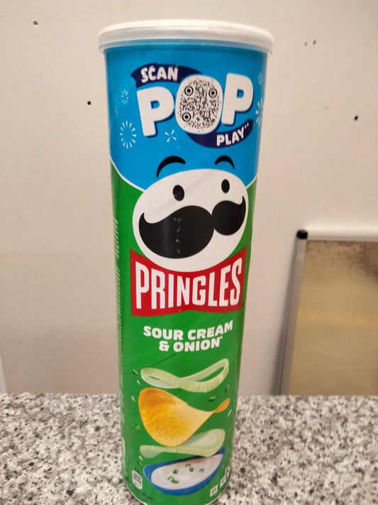 Pringles sour cream and chive 185g