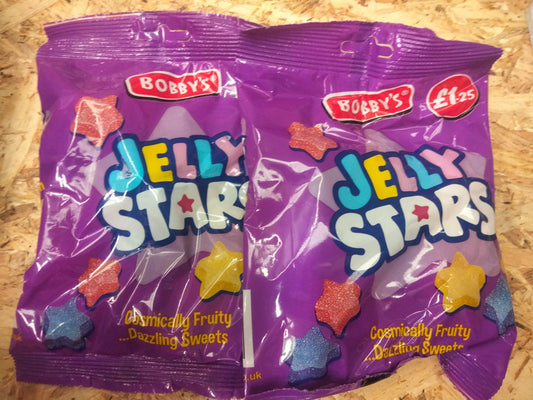2 x Bobby's jelly stars 150g