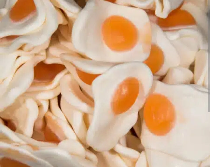 Giant fried eggs 100g