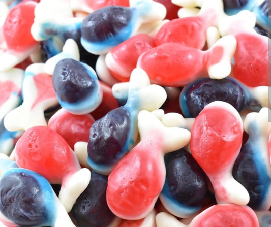 Filled whales 100g