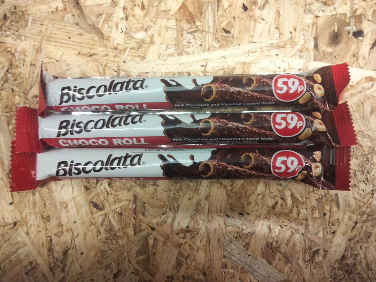 3 x Biscolata Choco Roll 28g