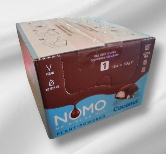 Full box 24 x Nomo coconut bars