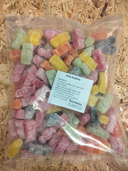 Bulk bag of Jelly Babies 750g