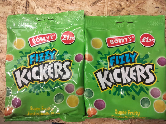 2 x Bobby's Fizzy Kickers 120g