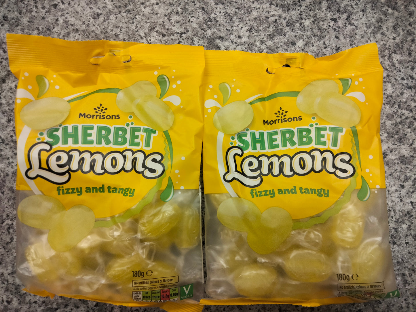 2 x Sherbet lemons 180g